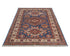 4x6 Ft Blue Kazak Afghan Hand Knotted Traditional Wool Area Rug
